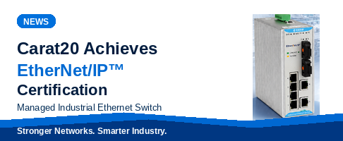Transcend Industrial Ethernet Switch Passed EtherNet/IP Certification