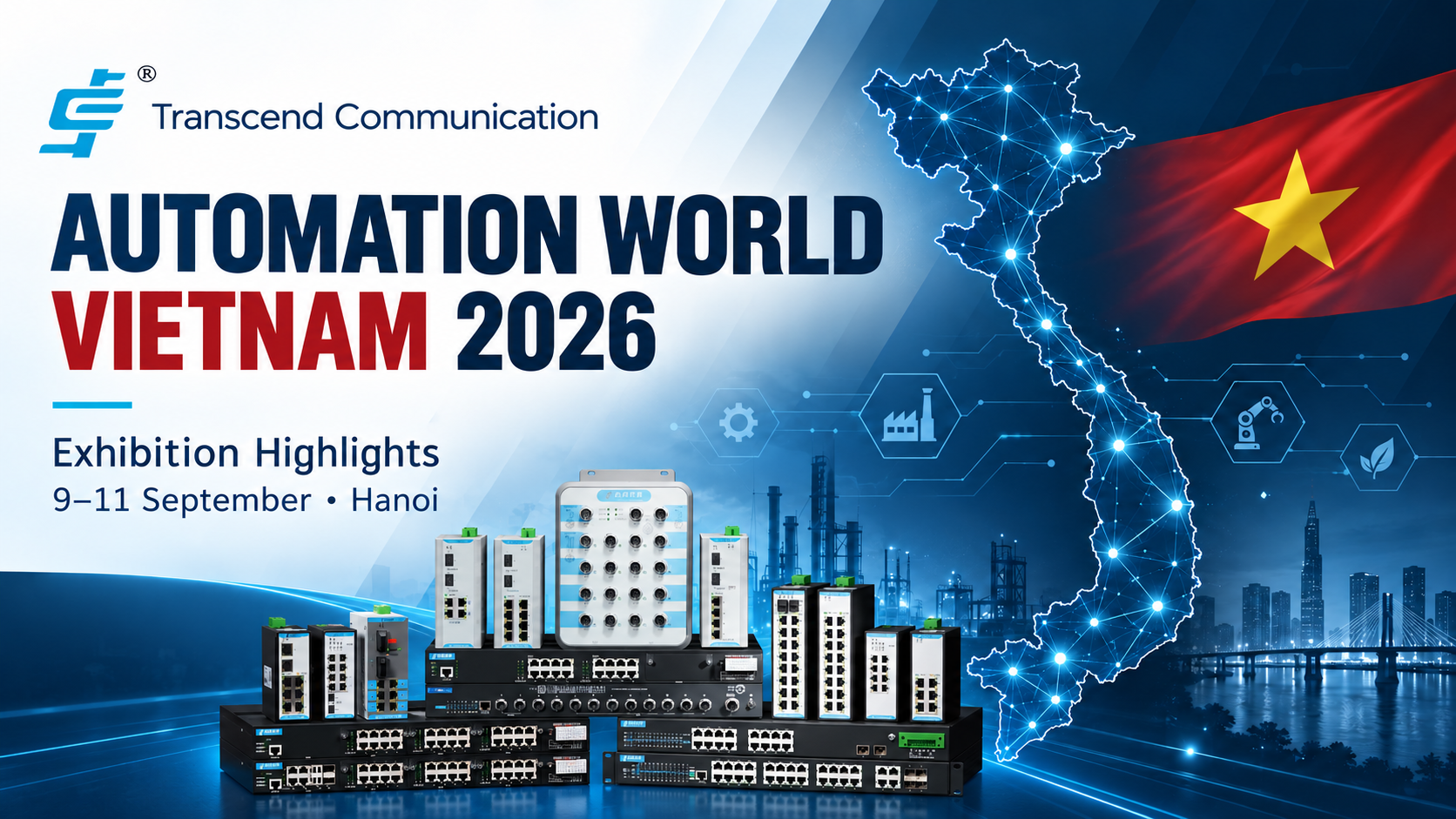 Transcend Communication Connects with Industry Partners at Automation World Vietnam 2026
